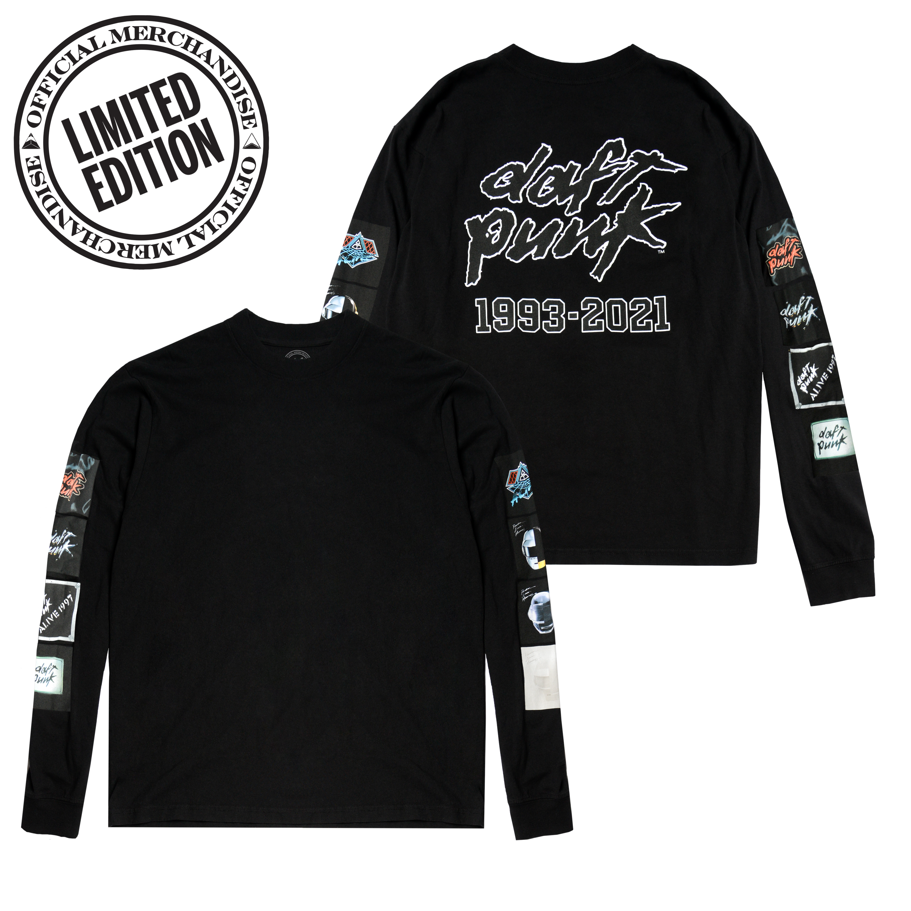 Daft Punk Long Sleeve Tee | Daft Punk Official