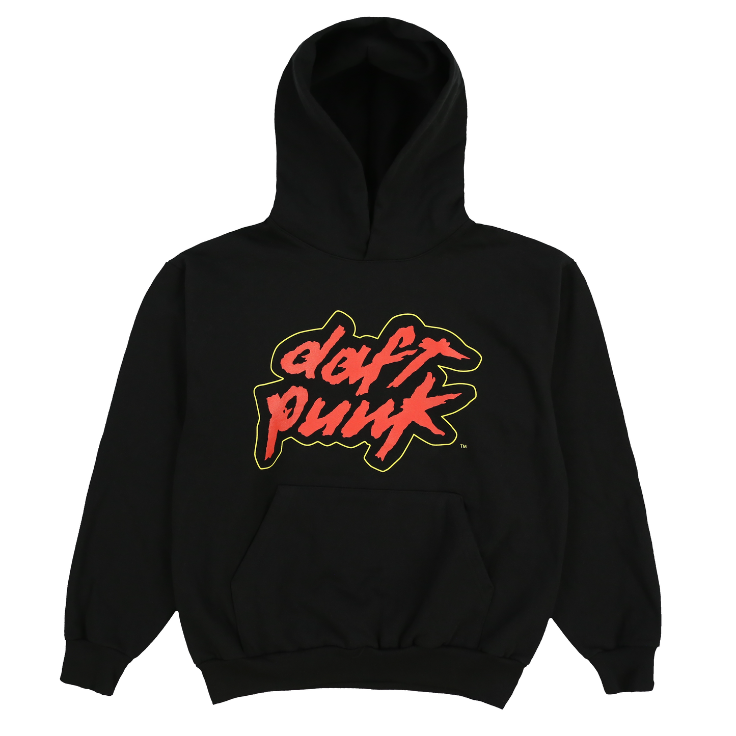 Classic Daft Punk Logo Black Hoodie