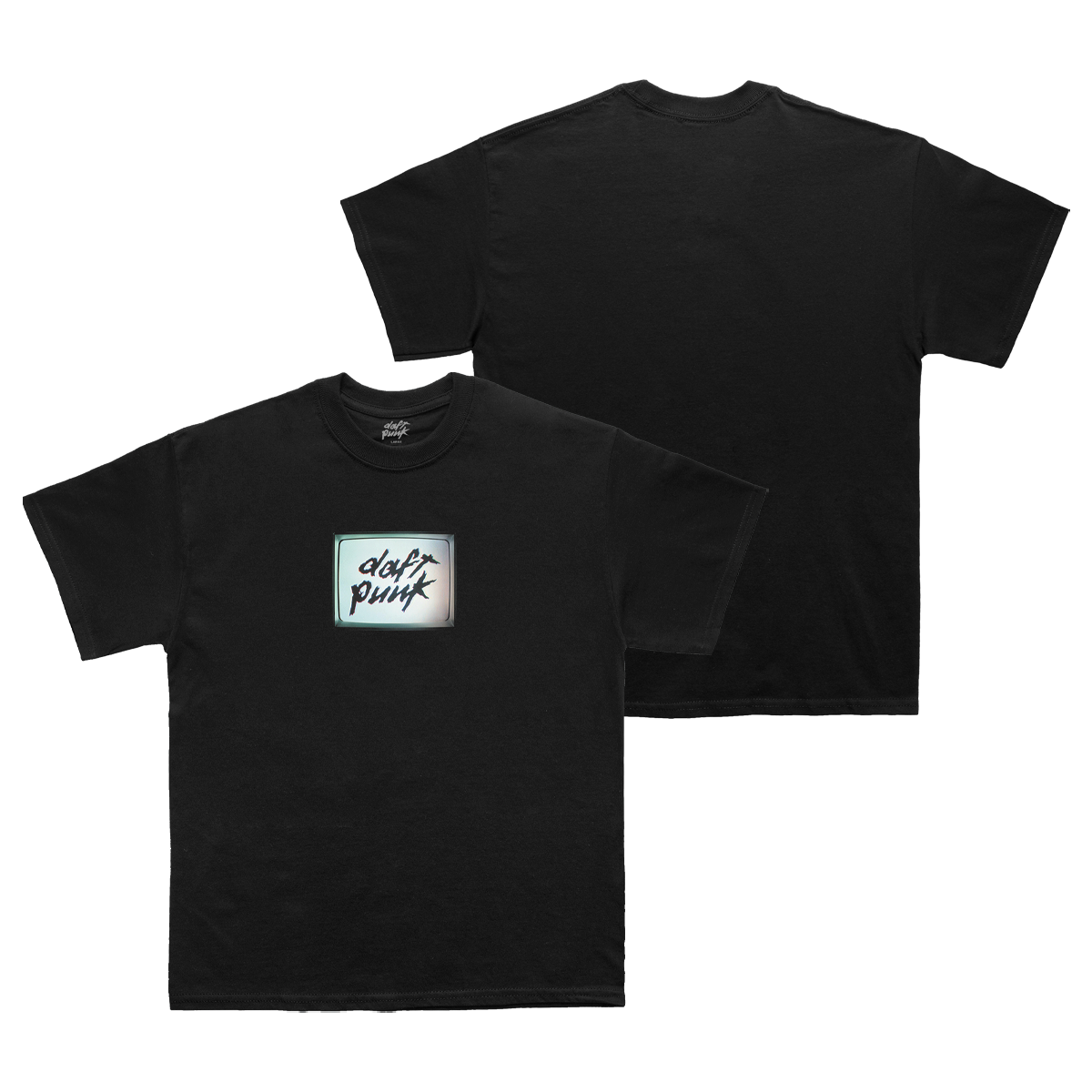 Human After All Black T-Shirt – Daft Punk Official Merchandise