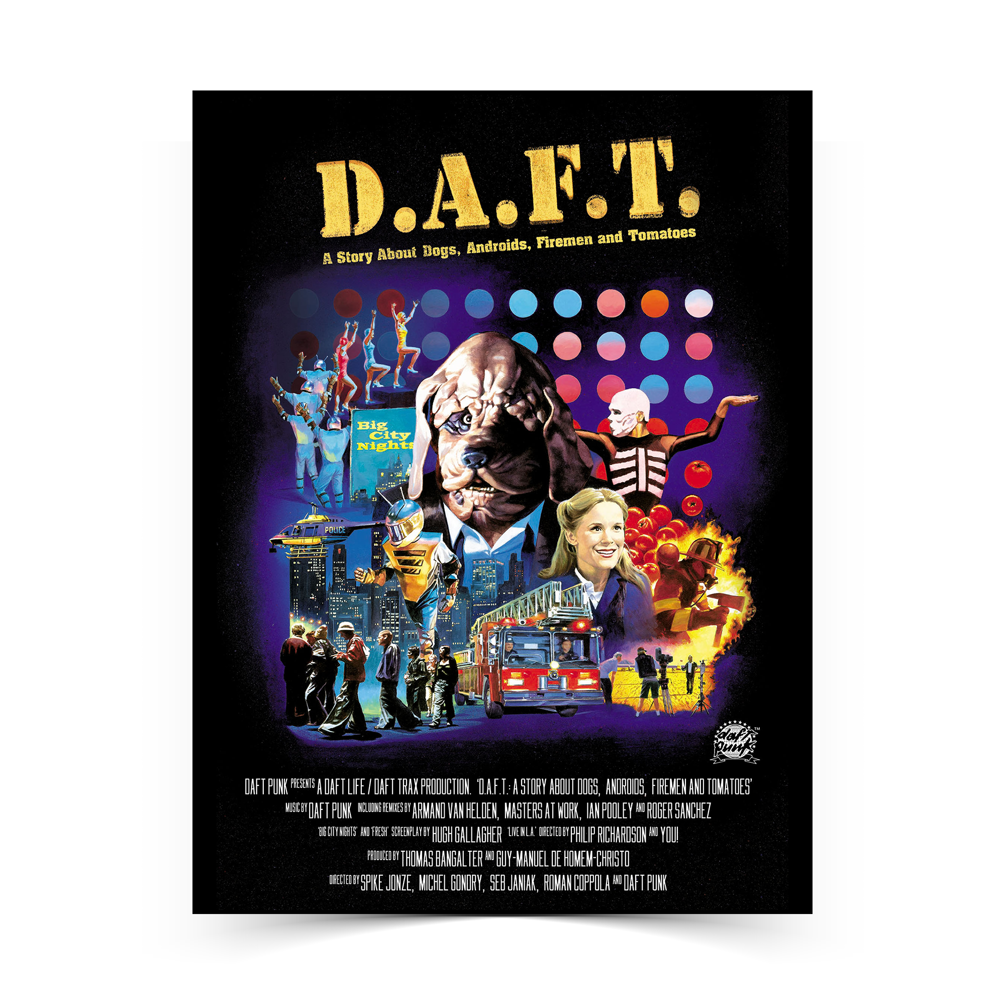 D.A.F.T. Poster – Daft Punk Official Merchandise D.A.F.T. Poster – Daft Punk Official Merchandise