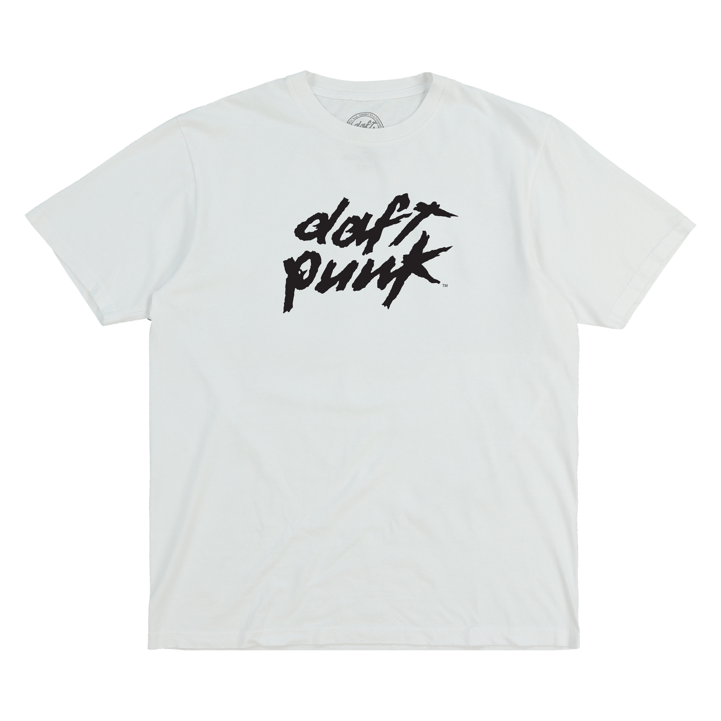 White Daft Punk Logo Tee