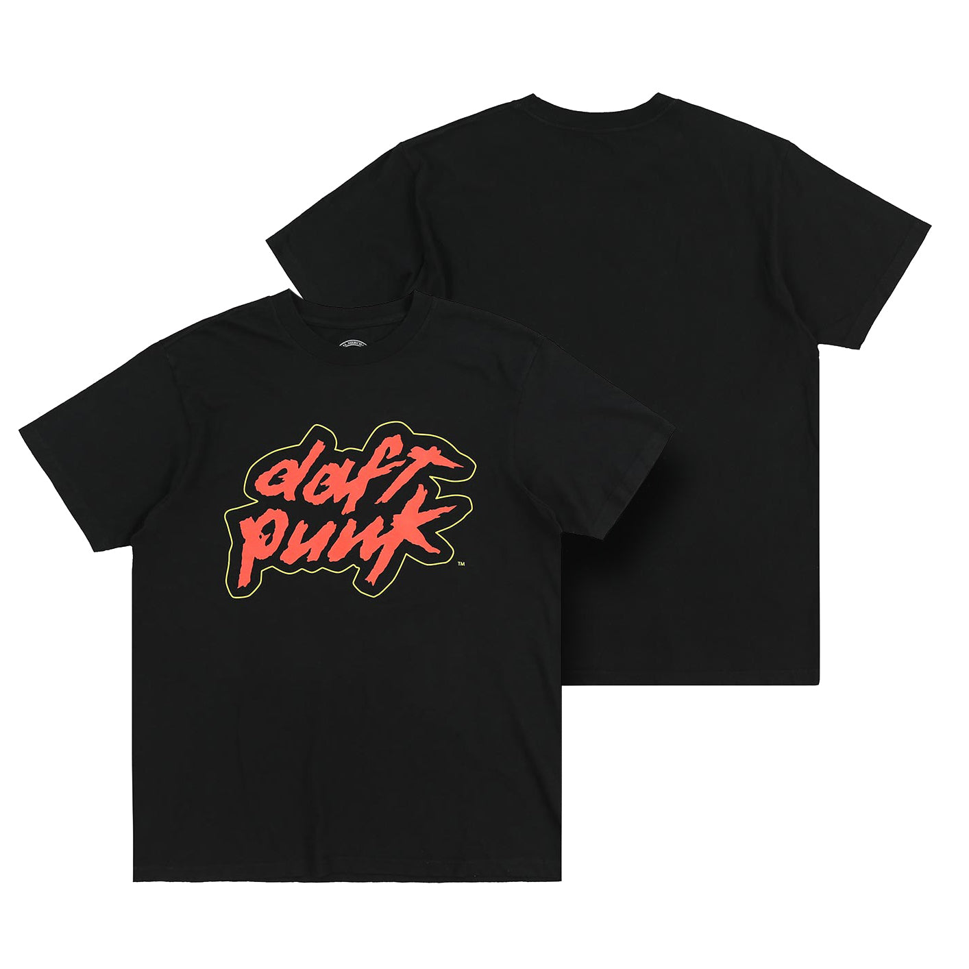 Classic Daft Punk Logo Black Tee