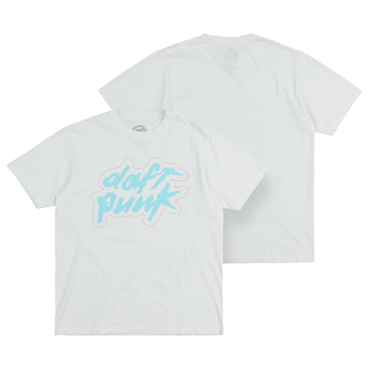 Daft Punk White Logo Tee