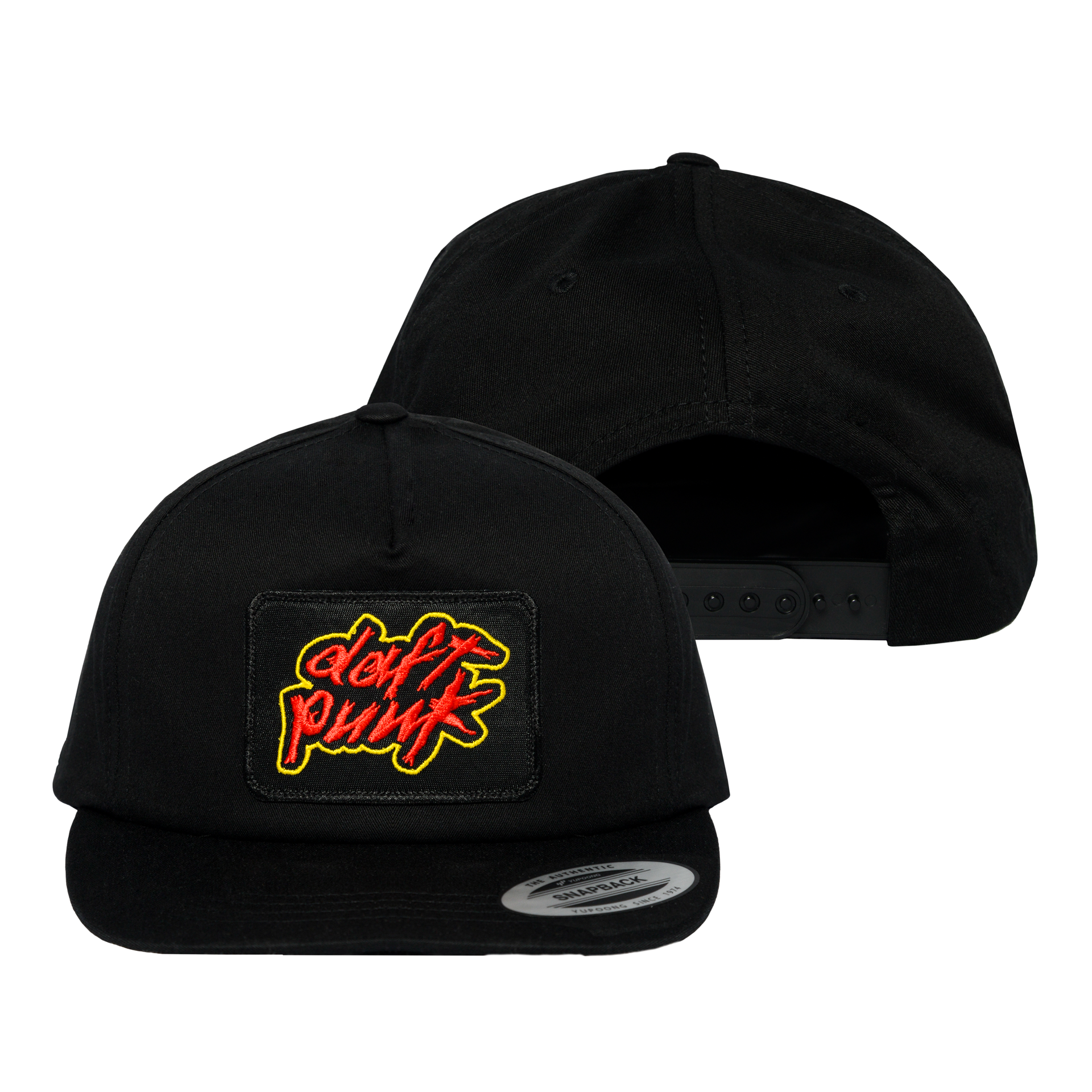 Daft Punk ロゴ キャップ 黒 ダフトパンク 完売品 激レア DP_CLASSIC_patch_hat_dual.png?