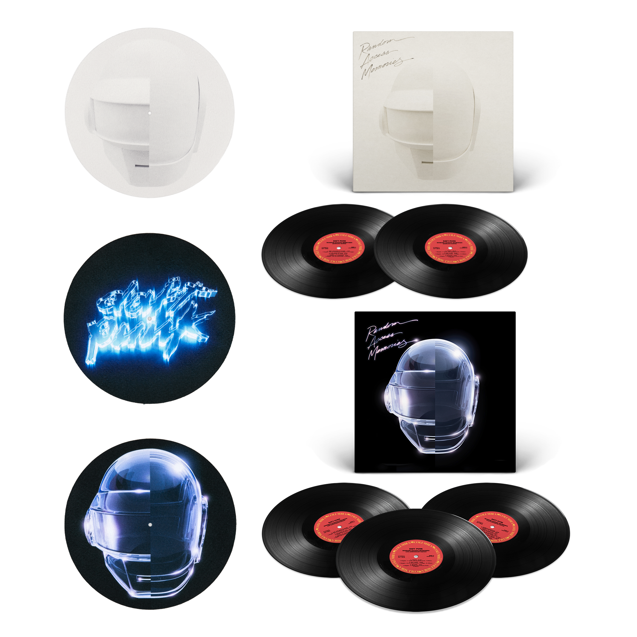 Random Access Memories Double Vinyl And Slipmat Bundle | Daft Punk ...