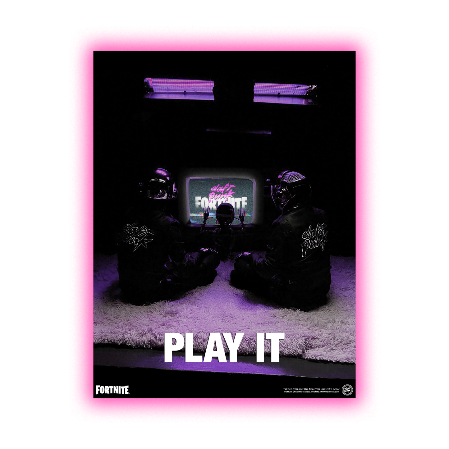 Fortnite x Daft Punk Poster