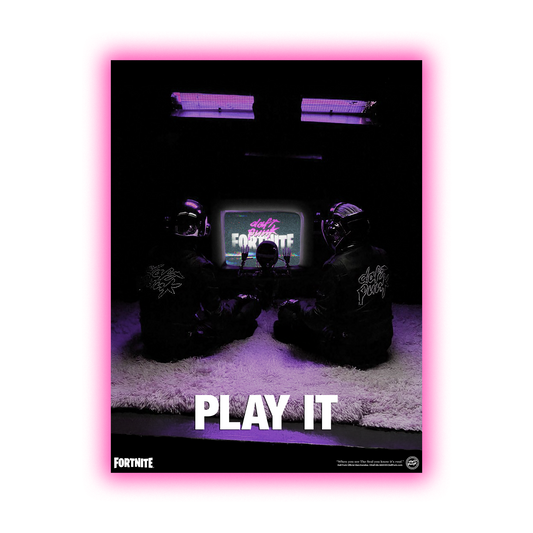 Fortnite x Daft Punk Poster