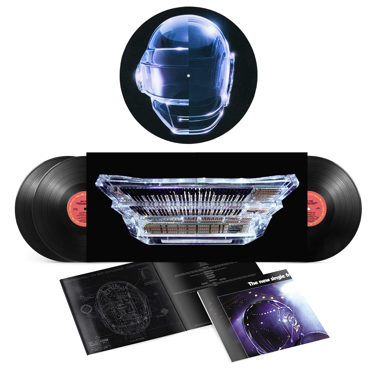 Random Access Memories 10th Anniversary Edition 3-LP Vinyl And Slipmat ...